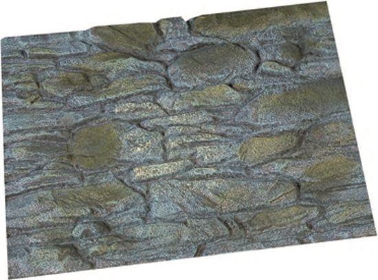 FLAMINGO ACHTERWAND 60x45CM - ROCK POLYST