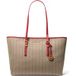 Michael Kors Grand fourre-tout à fermeture éclair supérieure Crimsn Multii