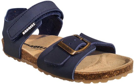 Braqeez 426415-720 Blauw Kinderen Platte sandalen