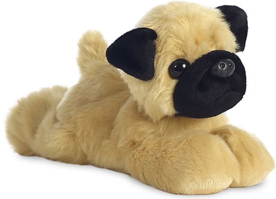 Aurora Mini Flopsie - Mr Pugster Pug - 20.5cm