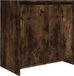 vidaXL Armoire de salle de bain 60x33x60 cm bois de chêne fumé traité