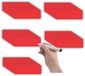 Autocollant magnétique réutilisable 60x Rouge - Étiquette effaçable à sec pour coller sur Métal