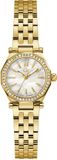 Gc Gc Gleam Mini Small Size Metal Analoog Quartzhorloge Goudkleurig Kast Gemaakt Van 100% Roestvrij Staal En Een Armband Van 100% Roestvrij Staal 26 Z54005L9, Z54006L9