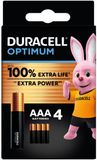 Duracell Alkaline Batterijen Optimum AAA - 2 x 4 stuks - Voordeelverpakking