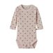 LIL' ATELIER BABY wollen romper - beige/roze