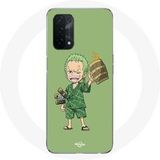 Maniacase Etui voor Oppo A54 5G uit één stuk Manga Roronoa Zoro