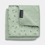 Brabantia Microvezel Schoonmaakdoekjes - 30 x 30 cm - Set van 2 - Jade Green