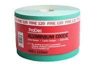 ProDec PAALL120 schuurpapier rol 50m x 115mm fijn aluminiumoxide groen