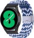 By Qubix Qubix Braided Nylon Band - Blue/White - For Xiaomi Mi Watch / Watch 2 / Watch S1 / S2 / S3 / S4 (47mm)