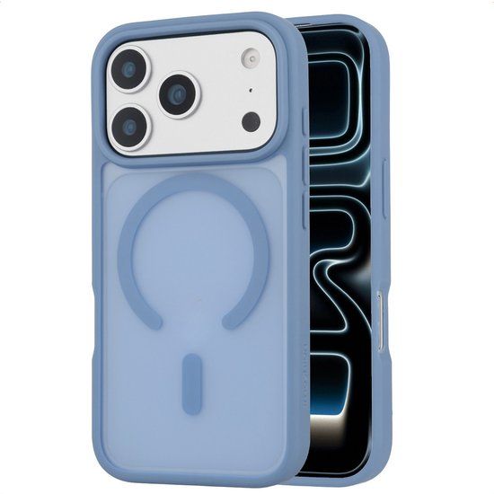imoshion Color Guard Backcover geschikt voor MagSafe - Lichtblauw - Apple iPhone 17 Pro Max