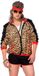 Wilbers & Wilbers Jaren 80 & 90 Kostuum Retro Trainingspak Sportieve Krachtpanter Man Bruin Zwart Panter XXL