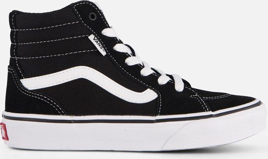 VANS YT Filmore Hi (SUEDE/CANVAS)BLACK/WHITE - Maat 36 - Kinderen - Hoge sneakers