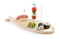 Excelsa 62754 Party Time Aperitivo snijplank met knabbelen, parket, bruin
