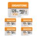 GIGASTONE 128GB Micro SD Card - 5 Pack - SDXC A1 UHS-I U3 - 95/40 MB/s - 4K UHD