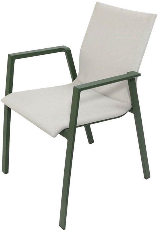 Oosterik Home Genesee stapelstoel forest green off white