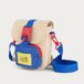Long Weekend Crossbody Camera Pouch Cameratas met Schouderriem Creme Multicolor