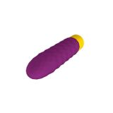 ROMP Beat Mini Vibrator - Purple - Silicone - Ambidextrous - USB Rechargeable