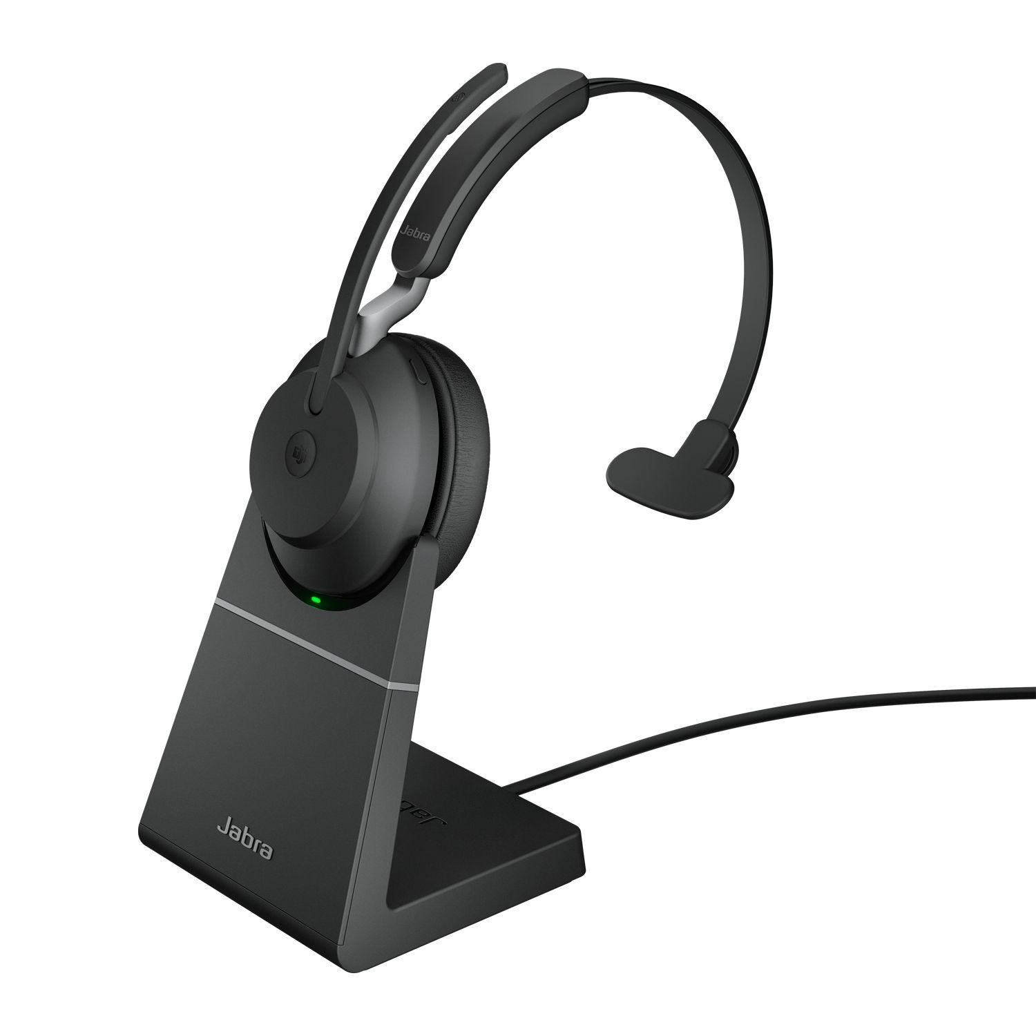Jabra Evolve2 65 MS Mono Bluetooth Headset - USB-A - Black