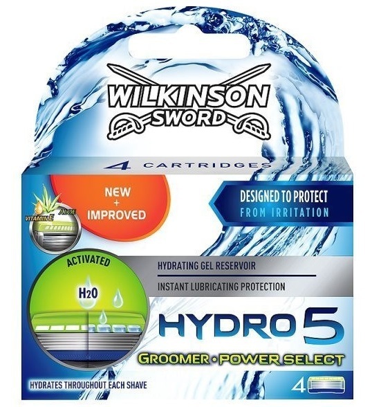 Wilkinson Hydro 5 Groomer En Power Select Scheermesjes 4 s