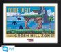 GB Eye Sonic Print - Green Hill Zone (30x40cm)
