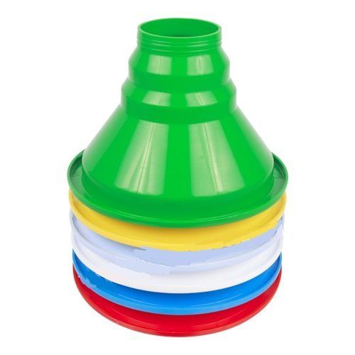 Browin 139200 Trechter voor glazen 150/55 mm, handige trechter voor grote en kleine glazen, universele trechter, veilig voor contact met wijn en bier, rood