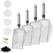 Unyqoos® Set de quatre écrans de jardin en acier inoxydable