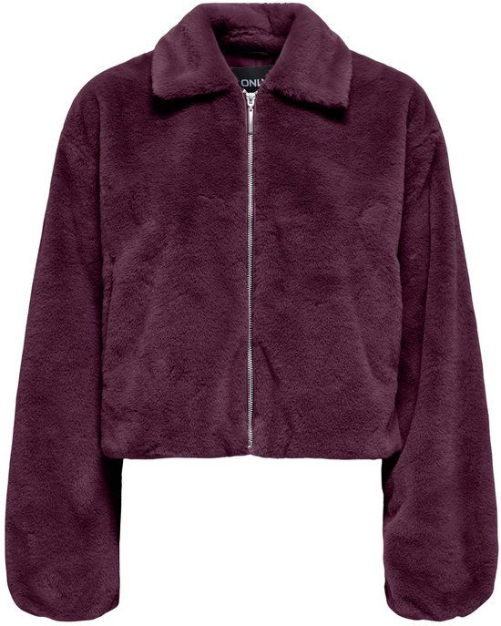 ONLY - ONLDANA LIFE FAUX FUR JACKET CC OTW - Bordeaux - Women - Size XL