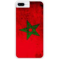 Verstevigd hoesje met sublimatie bedrukking, compatibel met Apple iPhone 8 Drapeau maroc
