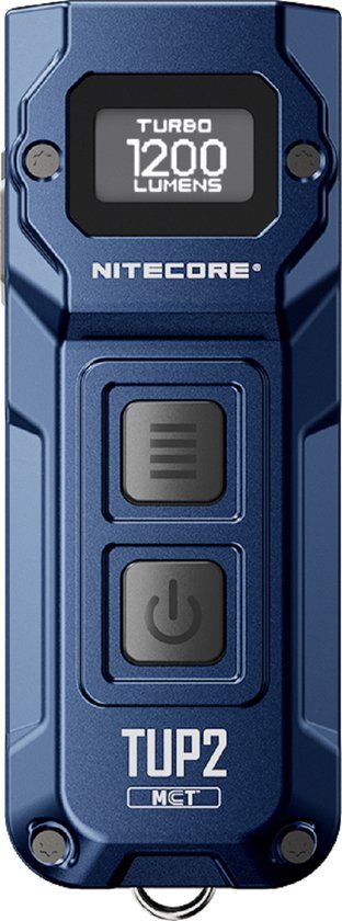 Nitecore TUP2 Sleutelhangerlamp oplaadbaar blauw