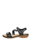 Rieker Sandalen zwart - Maat 36