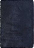 vidaXL Hoogpolig vloerkleed NAVARRA 160x230 cm polyester marineblauw