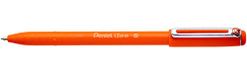 Pentel BX457 Izee balpen, 0,7 mm, oranje, 12 stuks