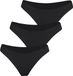 Bjorn borg Björn Borg Dames Invisible Briefs - Slip Middelhoge Taille (3-pack) - Zwart