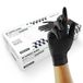 UNIGLOVES Unicare Nitril GS0255 Wegwerphandschoenen, zwart, extra groot