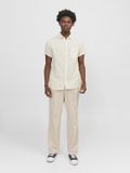 Jack & Jones Jortampa Dobby Shirt Ss 12251801 Cloud Dancer Mannen Maat S