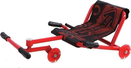 Wave Roller Rood EzyRoller-Waveroller- Skelter- ezy roller- wave roller-ligfiets-kart-buitenspeelgoed