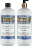 Claudius Cosmetics B.V. Body & Hair Hammam Herbal 1 liter met gouden pomp - set van 2 stuks
