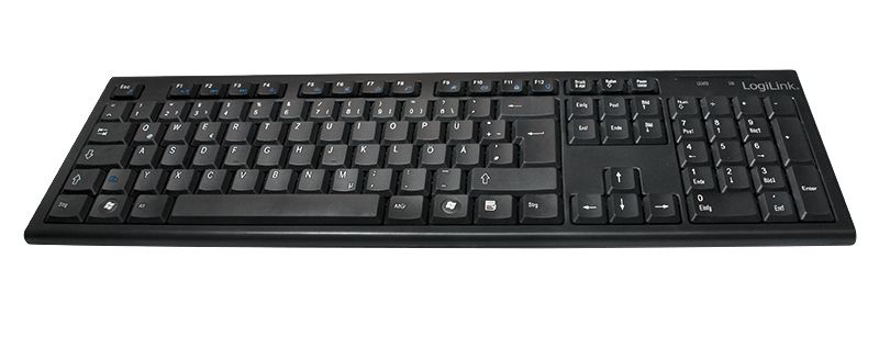 LogiLink ID0104 - Toetsenbord - Draadloos - QWERTY - Zwart
