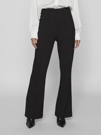 VILA VIBILLIE HW PANTS - NOOS Dames Broek - Black Beauty - Maat M