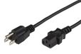 Microconnect PE110440SJT-IT electriciteitssnoer Zwart 4 m NEMA 5-15P C13 stekker