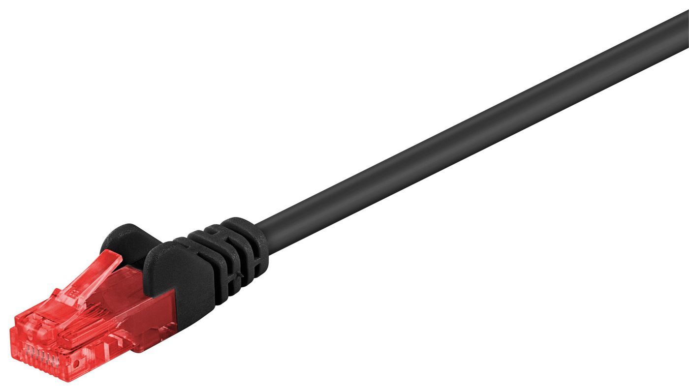 Microconnect B-UTP620S Netwerkkabel Zwart 20 m Cat6 U/UTP RJ-45