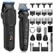 StarTech Haarverfijner en trimmer met T-mes – 2-in-1 set – 7000 omwentelingen per minuut – 12 opzetkammen – USB-C opladen – LED-display – IPX7 waterdicht