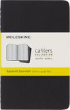 Moleskine Cahier pocket kariert schwarz DIN A6. 3er Pack
