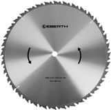EBERTH Cirkelzaagblad van staal met hardmetalen tanden voor het snijden van hout (diameter 600 mm, boring 30 mm, bladdikte 3,0 mm, zaagbreedte 4,0 mm, 36 tanden, rpm max. 1800)