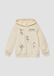 s.Oliver Sweatshirt met capuchon en pailletten lichtbeige 104/110