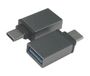Brightium USB-bus naar type C-stekker, compatibel met USB-C-apparaten, ideaal voor opladen en gegevensoverdracht.