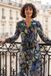 DIDI Robe Femme Joyful Blue Meadow print taille 38