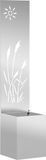 vidaXL Privacy Screen Fretwork Silver 32 x 32 x 150 cm