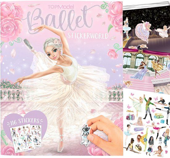 Depesche TOPModel Stickerworld Ballet stickerboek