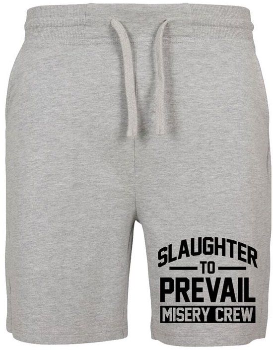 Slaughter To Prevail Misery Crew Logo Heren Shorts - grijs - S
